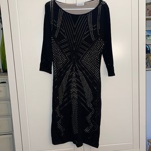 Calvin Klein cut out bodycon dress